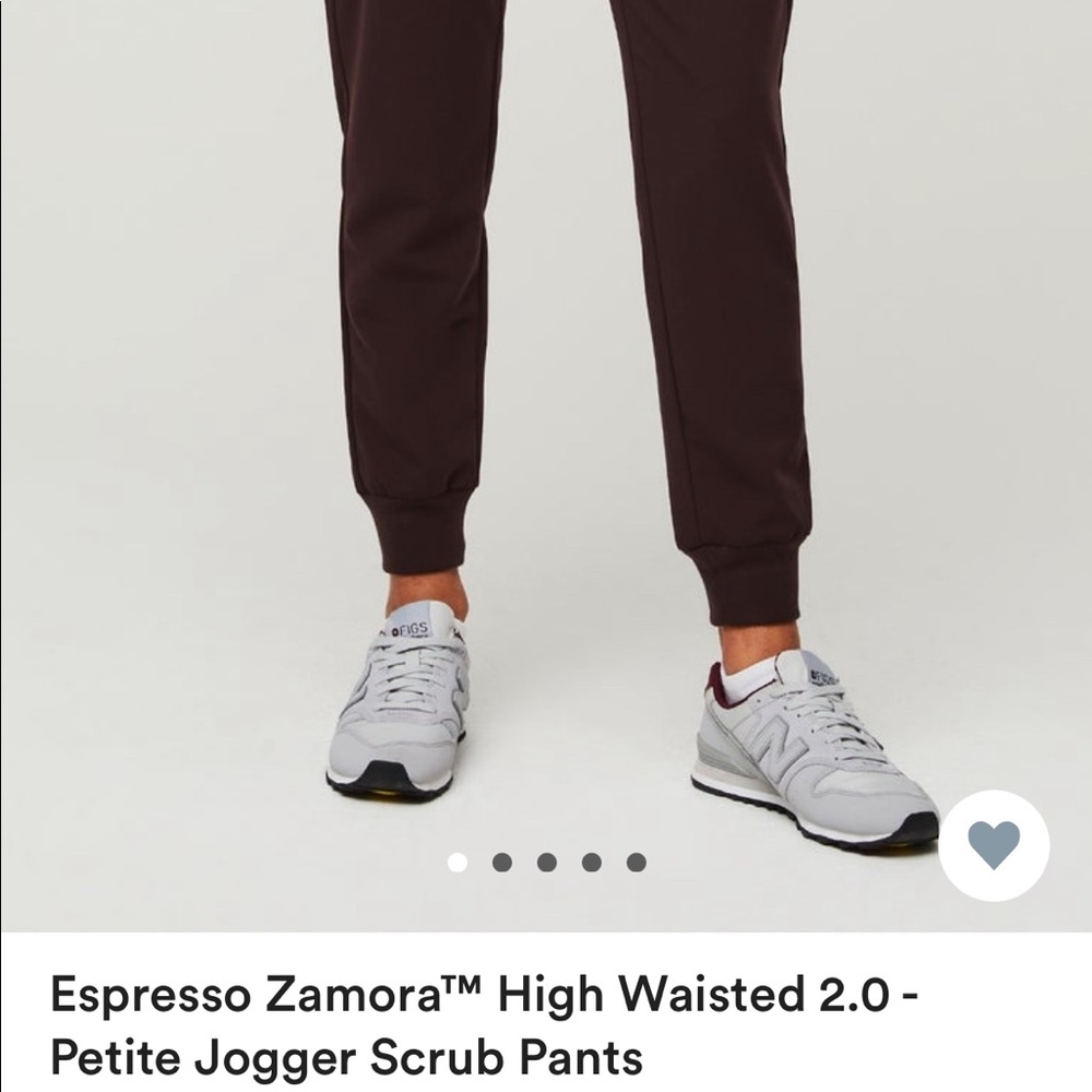 Espresso Zamora high waisted 2.0 petite jogger scrub pants